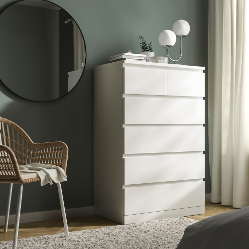 Ikea malm 6 drawer hotsell chest white